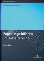 Cover von Anwaltsgebühren im Arbeitsrecht