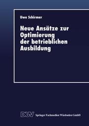 Cover von Neue Ansätze zur Optimierung der betrieblichen Ausbildung