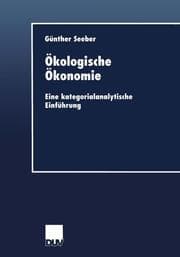 Cover von Ökologische Ökonomie