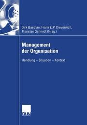 Cover von Management der Organisation