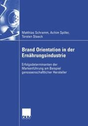Cover von Brand Orientation in der Ernährungsindustrie