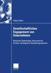 Cover von Gesellschaftliches Engagement von Unternehmen
