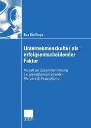 Cover von Unternehmenskultur als erfolgsentscheidender Faktor