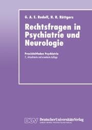 Cover von Rechtsfragen in Psychiatrie und Neurologie