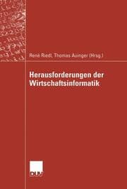 Cover von Herausforderungen der Wirtschaftsinformatik