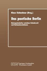 Cover von Das poetische Berlin