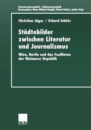 Cover von Städtebilder zwischen Literatur und Journalismus