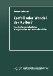 Cover von Zerfall oder Wandel der Kultur?