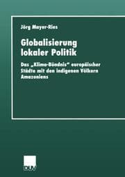 Cover von Globalisierung lokaler Politik