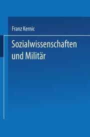 Cover von Sozialwissenschaften und Militär