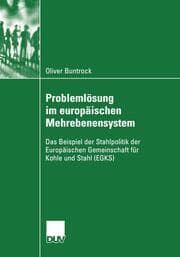 Cover von Problemlösung im europäischen Mehrebenensystem