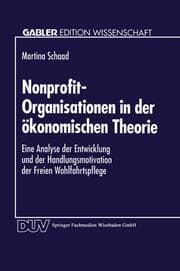 Cover von Nonprofit-Organisationen in der Ökonomischen Theorie