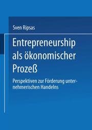 Cover von Entrepreneurship als ökonomischer Prozeß
