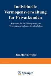 Cover von Individuelle Vermögensverwaltung für Privatkunden