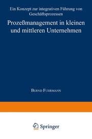Cover von Prozeßmanagement in kleinen und mittleren Unternehmen