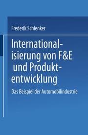 Cover von Internationalisierung von F&E und Produktentwicklung