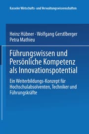 Cover von Führungswissen und Persönliche Kompetenz als Innovationspotential