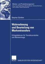 Cover von Wahrnehmung und Beurteilung von Markentransfers