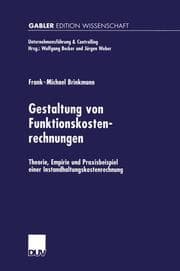Cover von Gestaltung von Funktionskostenrechnungen