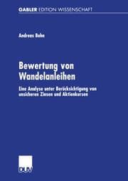 Cover von Bewertung von Wandelanleihen