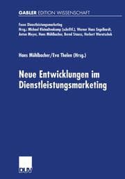 Cover von Neue Entwicklungen im Dienstleistungs-Marketing