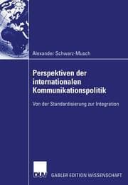 Cover von Perspektiven der internationalen Kommunikationspolitik