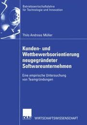 Cover von Kunden- und Wettbewerbsorientierung neugegründeter Softwareunternehmen