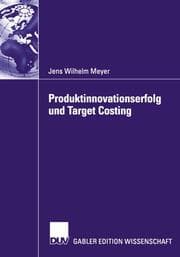 Cover von Produktinnovationserfolg und Target Costing