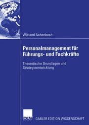 Cover von Personalmanagement für Führungs-und Fachkräfte