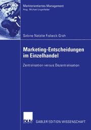 Cover von Marketing-Entscheidungen im Einzelhandel