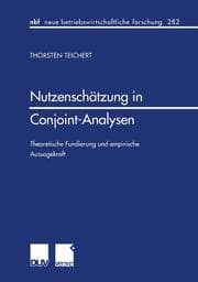 Cover von Nutzenschätzung in Conjoint-Analysen