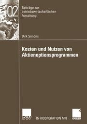 Cover von Kosten und Nutzen von Aktienoptionsprogrammen
