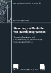 Cover von Steuerung und Kontrolle von Investitionsprozessen