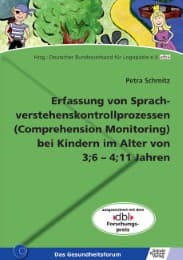 Cover von Erfassung von Sprachverstehenskontrollprozessen (Comprehension Monitoring) bei Kindern im Alter von 3-6 - 4-11 Jahren