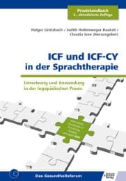 Cover von ICF und ICF-CY in der Sprachtherapie