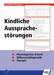 Cover von Kindliche Aussprachestörungen