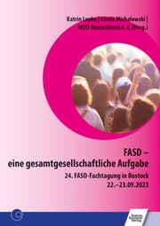 Cover von FASD - eine gesamtgesellschaftliche Aufgabe
