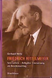 Cover von Friedrich Rittelmeyer. Sein Leben