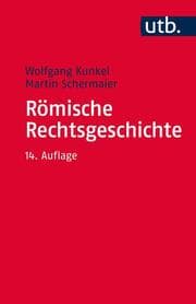 Cover von Römische Rechtsgeschichte
