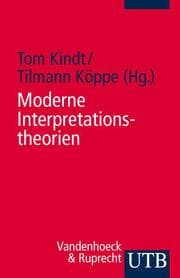 Cover von Moderne Interpretationstheorien