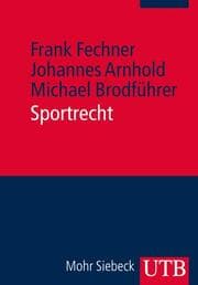 Cover von Sportrecht