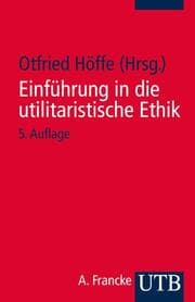 Cover von Einführung in die utilitaristische Ethik