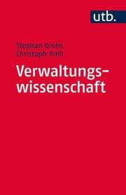 Cover von Verwaltungswissenschaft