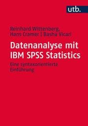 Cover von Datenanalyse mit IBM SPSS Statistics