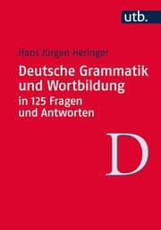 Cover von Deutsche Grammatik und Wortbildung in 125 Fragen und Antworten