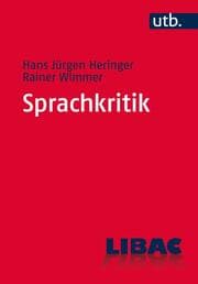 Cover von Sprachkritik