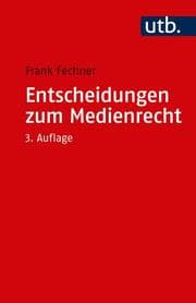 Cover von Entscheidungen zum Medienrecht