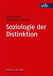 Cover von Soziologie der Distinktion