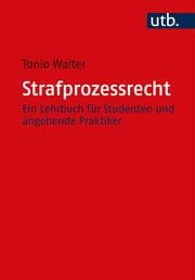 Cover von Strafprozessrecht