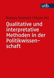 Cover von Qualitative und interpretative Methoden in der Politikwissenschaft
